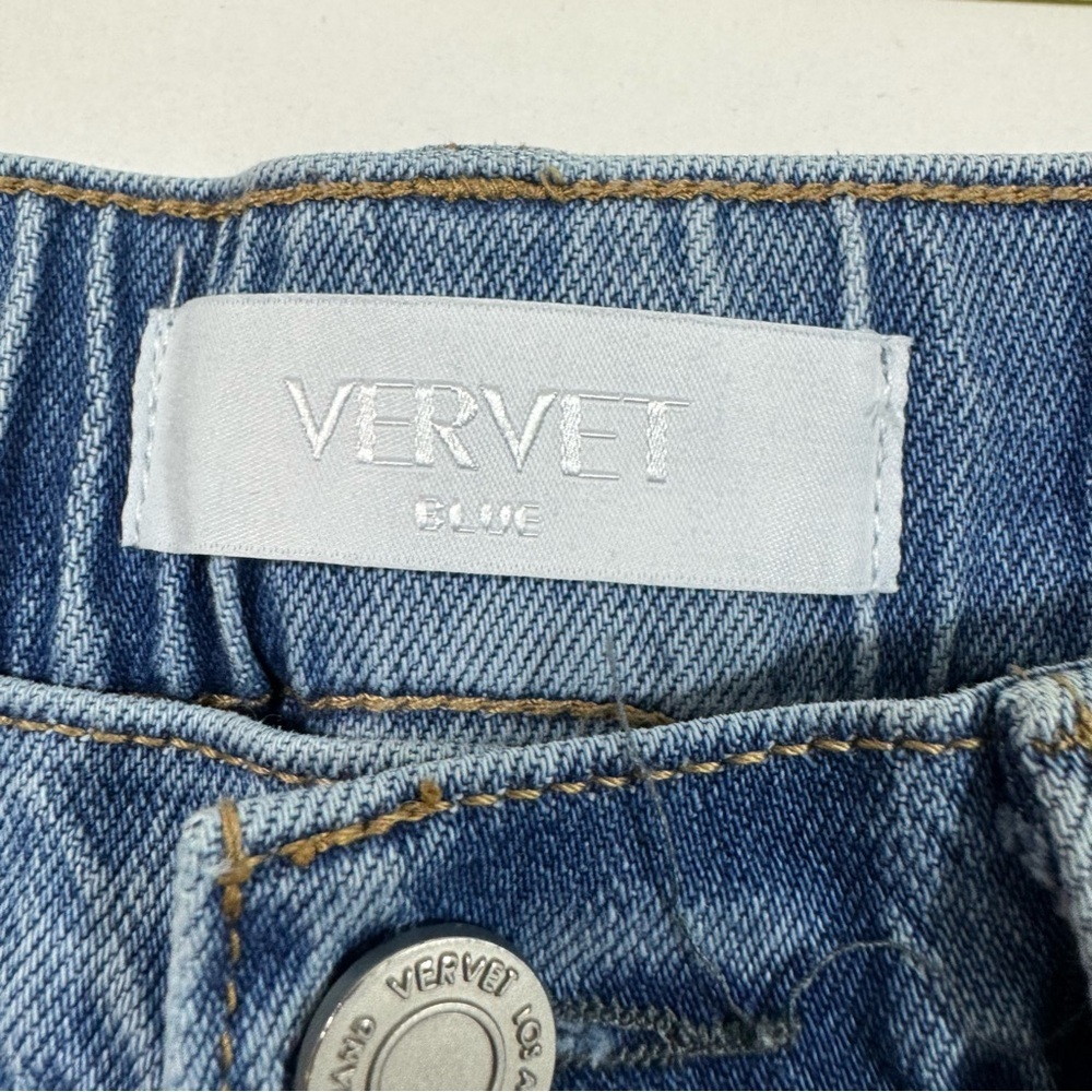 Vervet Olivia Baggy Wide Leg Pleated Jeans - Picture 7 of 12